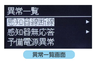 異常時の表示が分かりやすい